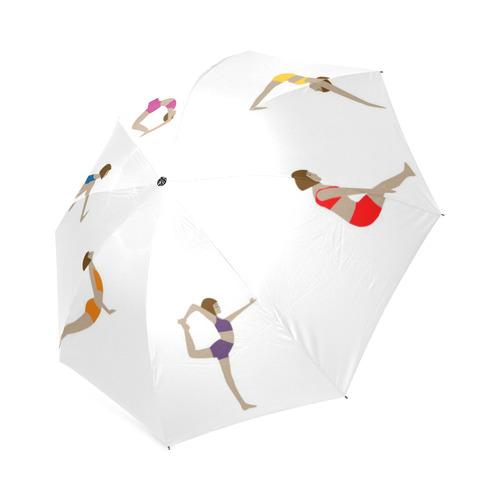 Umbrella Yoga Positions by Tell3People Foldable Umbrella (Model U01)