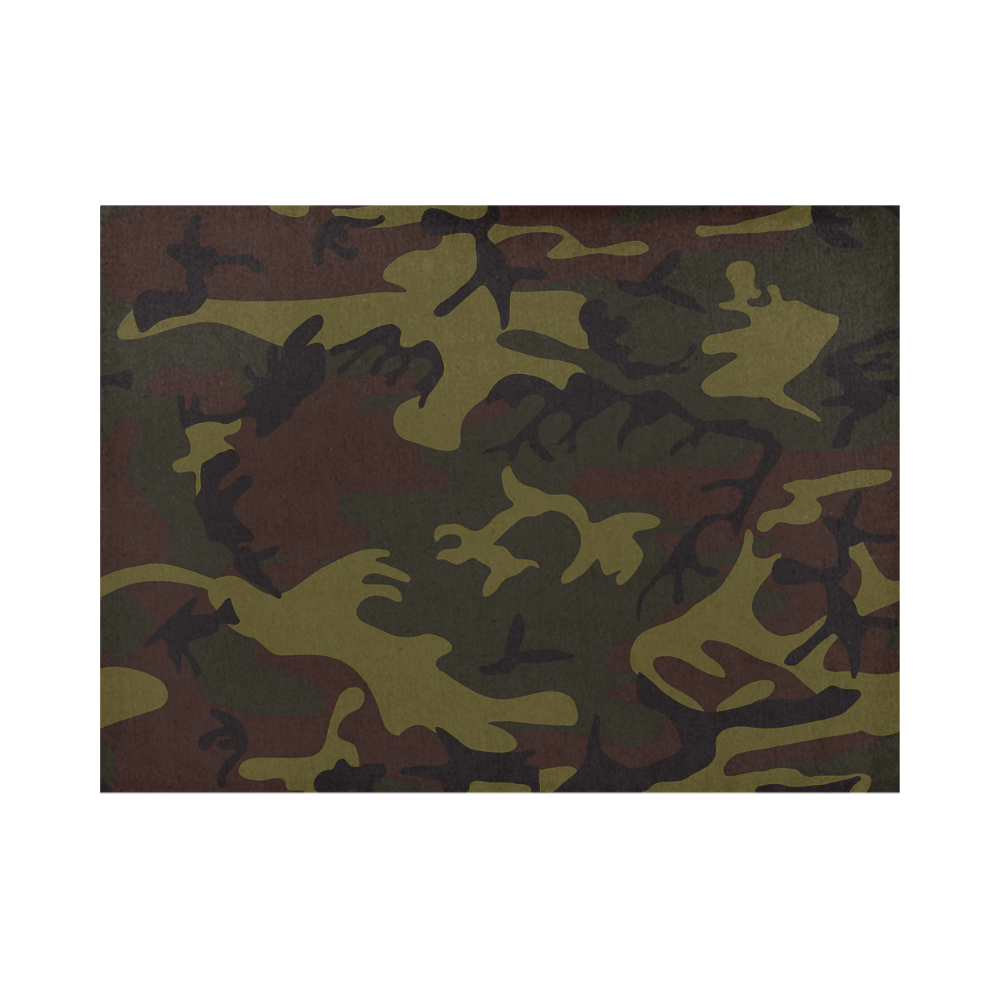 Camo Green Brown Placemat 14’’ x 19’’