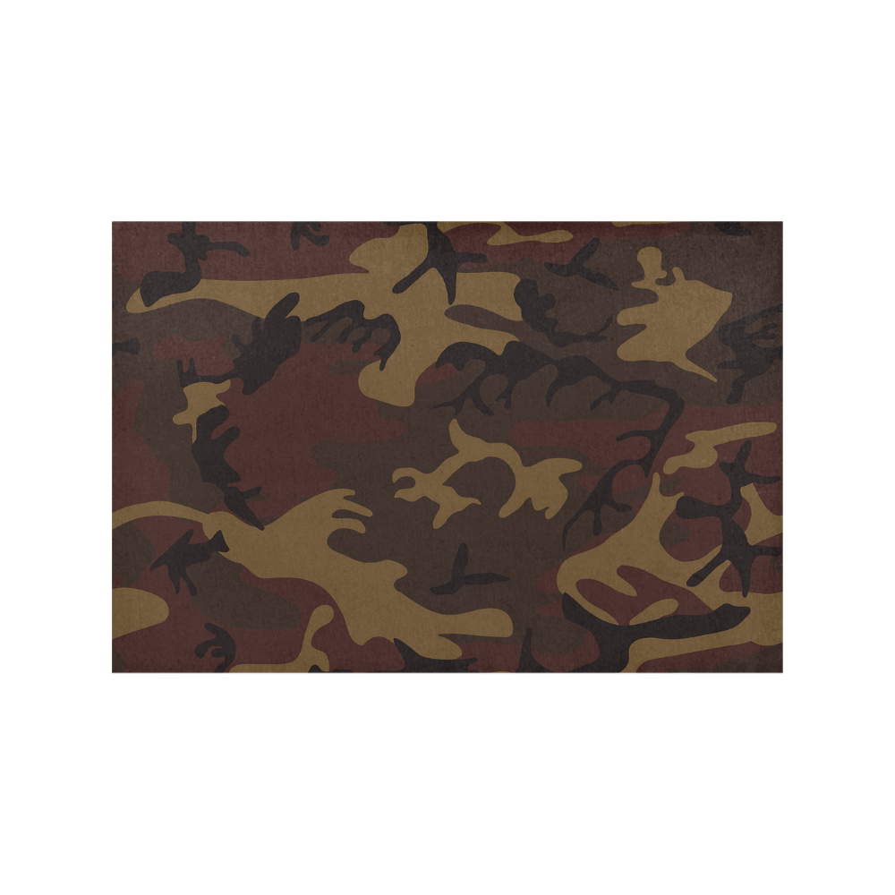 Camo Dark Brown Placemat 12’’ x 18’’ (Set of 4)