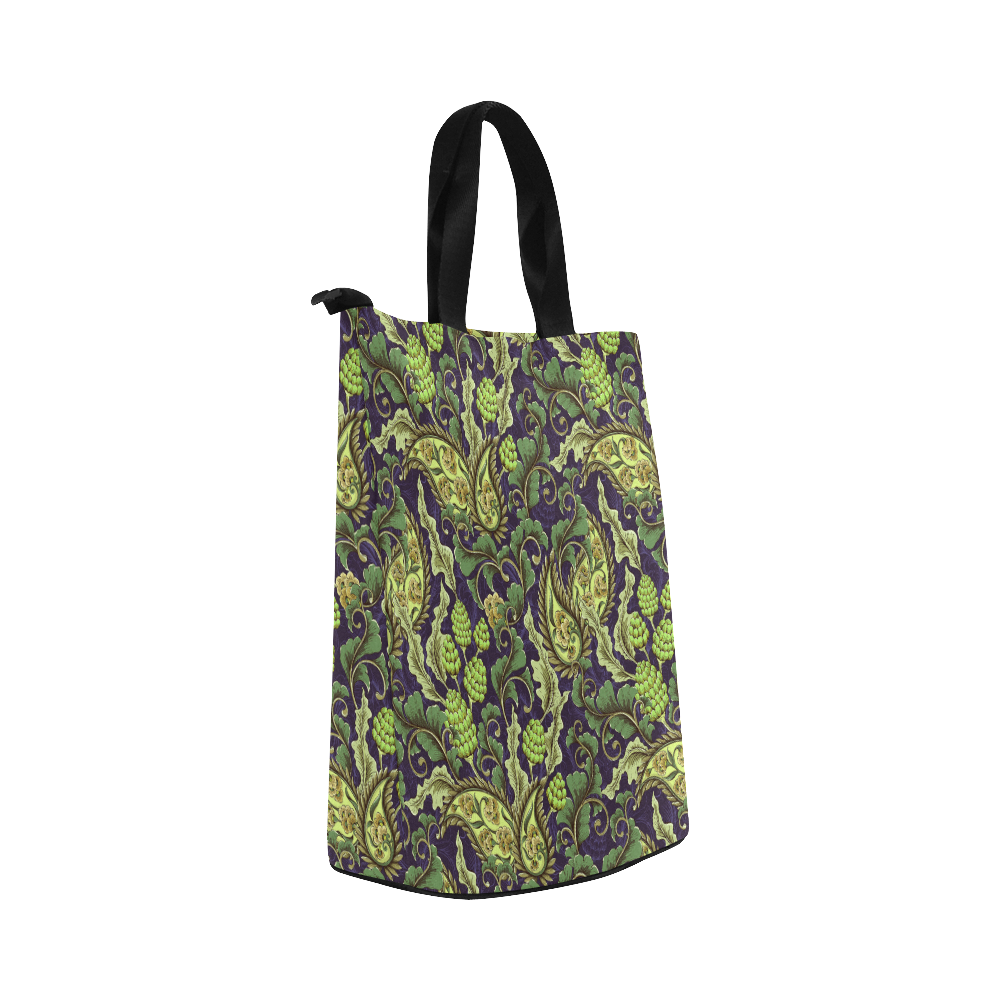 Floral Retro Wallpaper II Nylon Lunch Tote Bag (Model 1670)