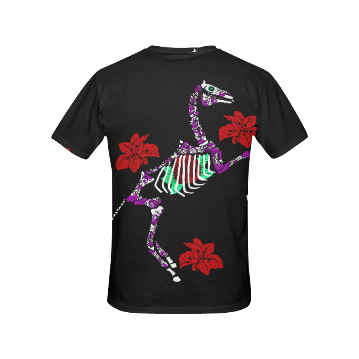 Ghost horse stylised All Over Print T-Shirt for Women (USA Size) (Model T40)