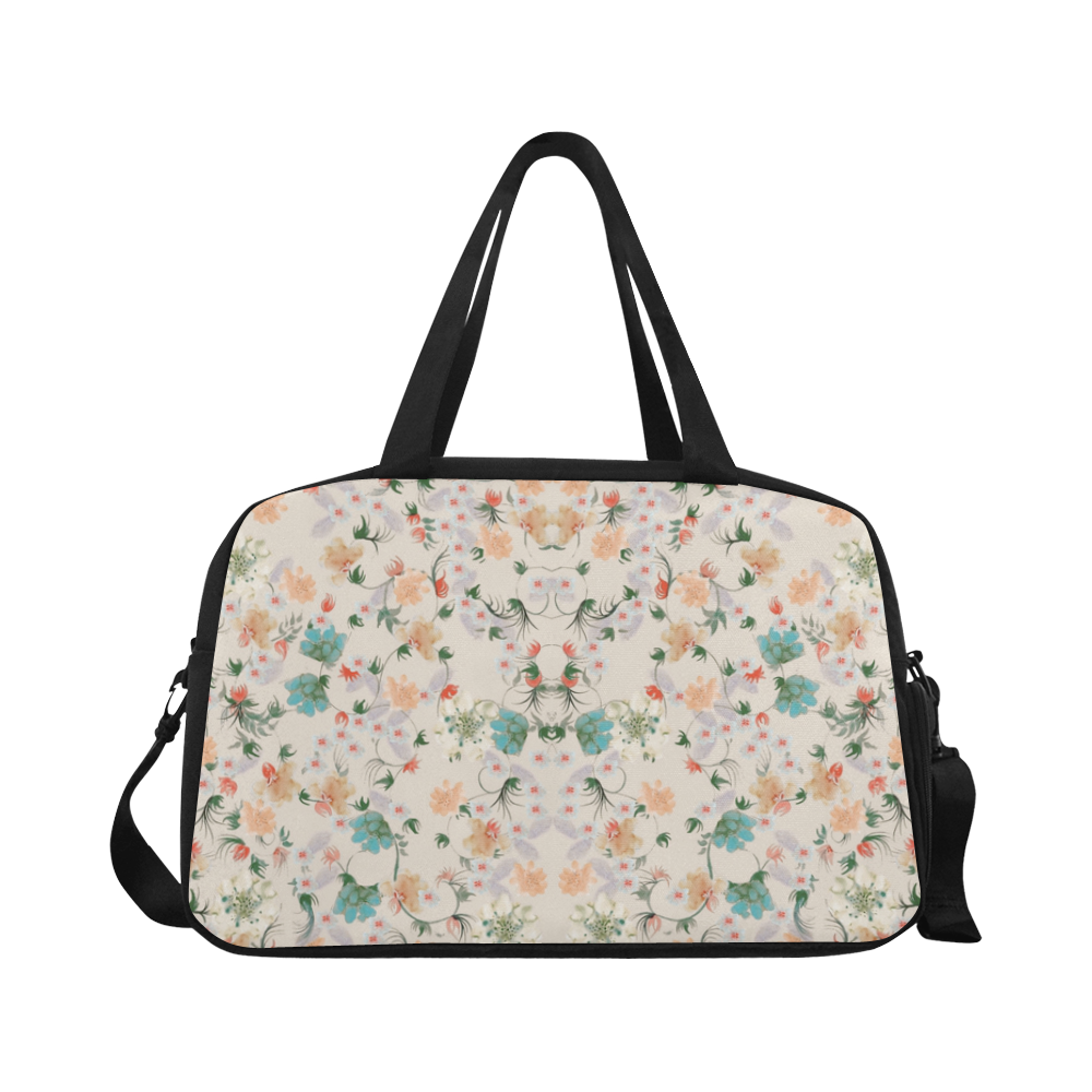 flowers-5 Fitness Handbag (Model 1671)