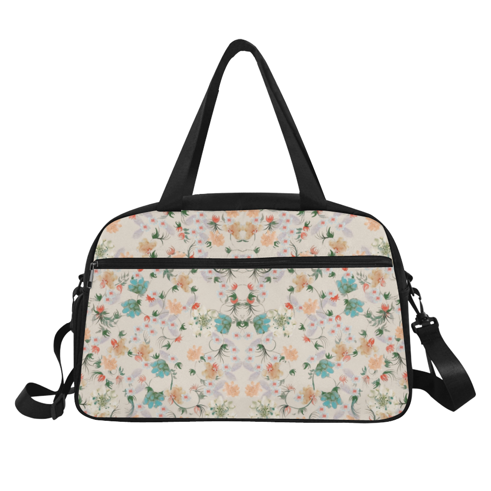 flowers-5 Fitness Handbag (Model 1671)