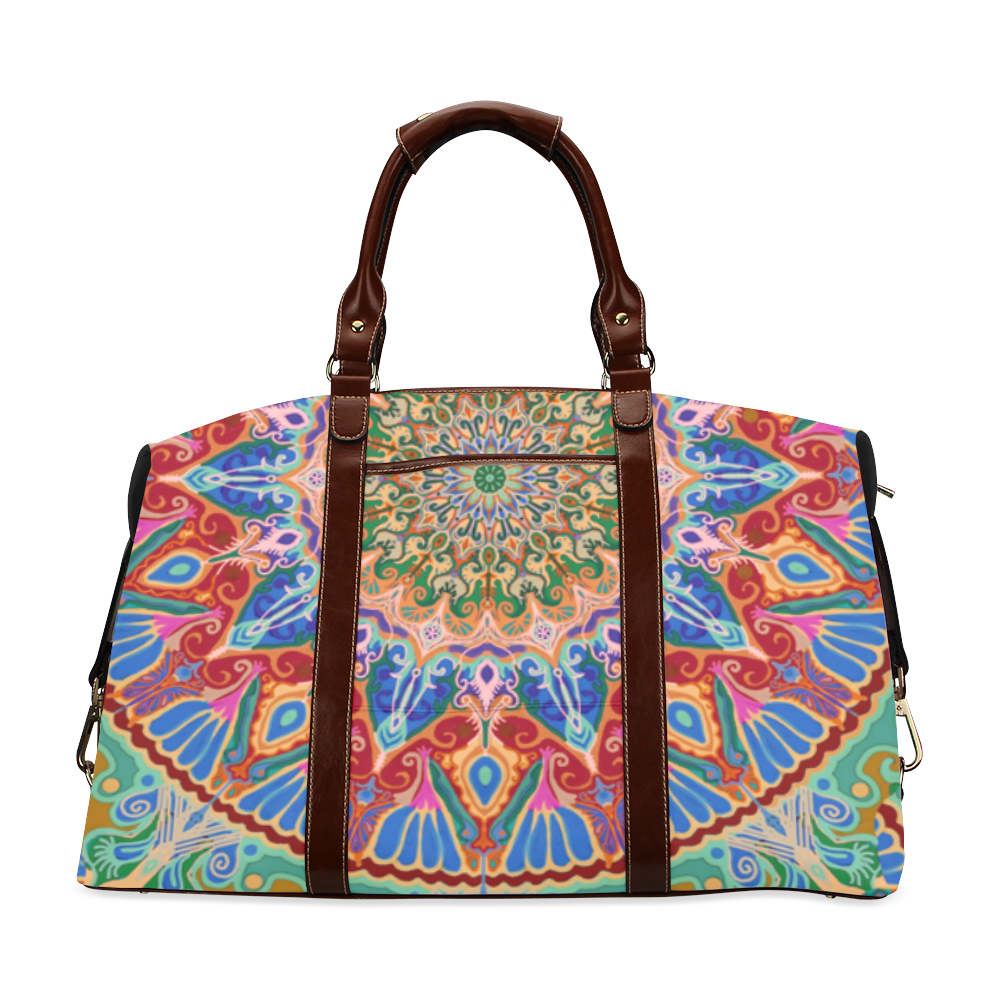 boho mandala green Classic Travel Bag (Model 1643) Remake