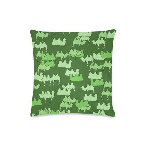 camelflage green Custom Zippered Pillow Case 16"x16"(Twin Sides)