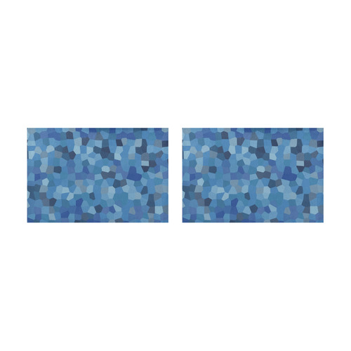 Crystalized Blue Pattern Placemat 12’’ x 18’’ (Set of 2)