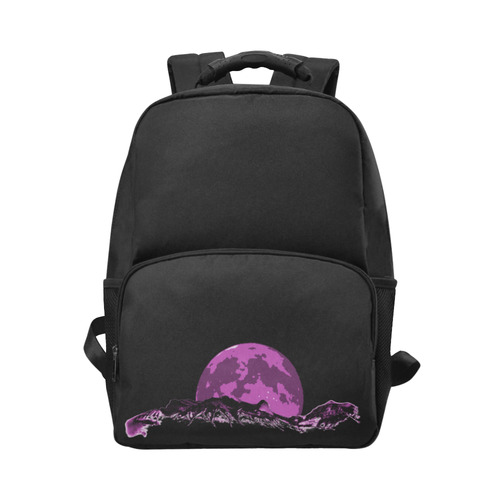 Big Moon Mountain Unisex Laptop Backpack (Model 1663)