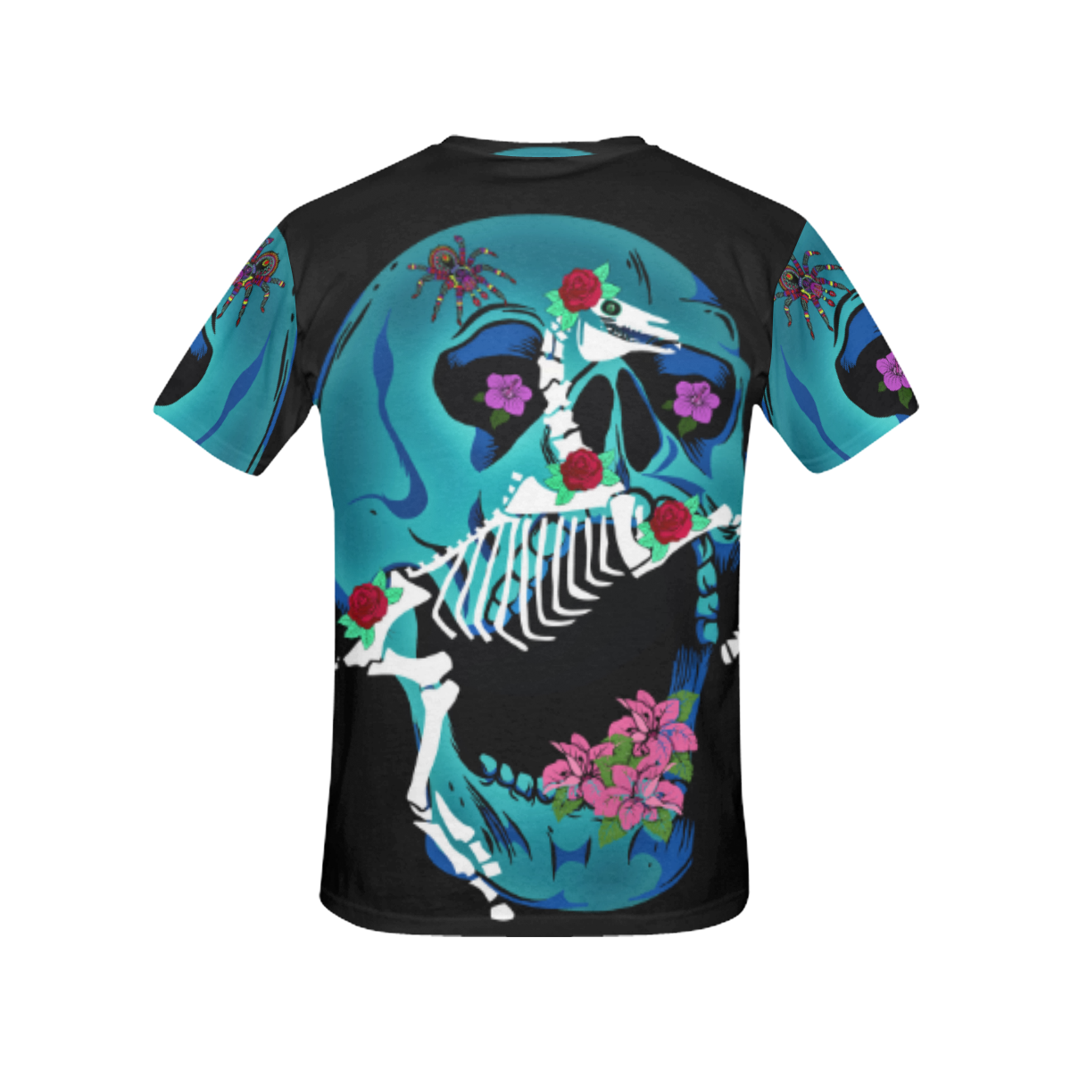 Ghost horse n skull All Over Print T-Shirt for Women (USA Size) (Model T40)