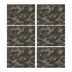 Camo Grey Placemat 14’’ x 19’’ (Set of 6)