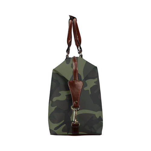 Camo Green Classic Travel Bag (Model 1643) Remake
