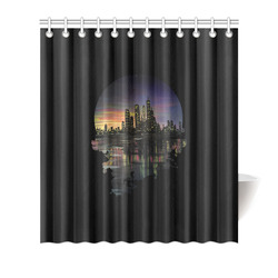 City Lights Shower Curtain 66"x72"