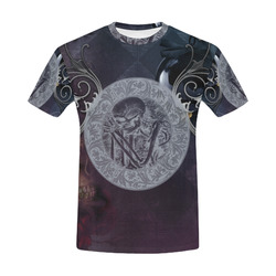 Amazing skeleton All Over Print T-Shirt for Men (USA Size) (Model T40)