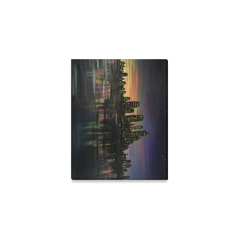 City Lights Canvas Print 10"x8"