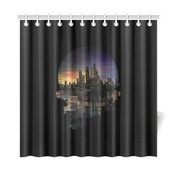 City Lights Shower Curtain 72"x72"
