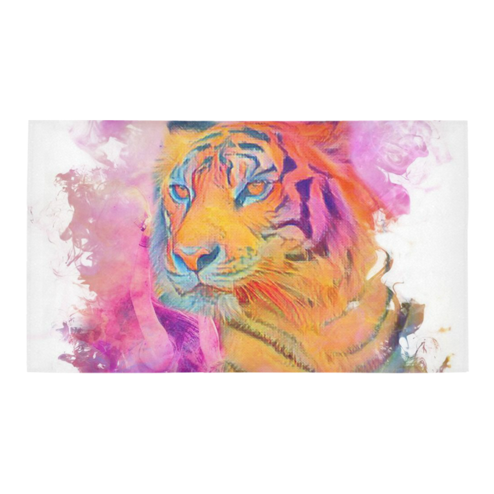 Painterly Animal - Tiger by JamColors Bath Rug 16''x 28''