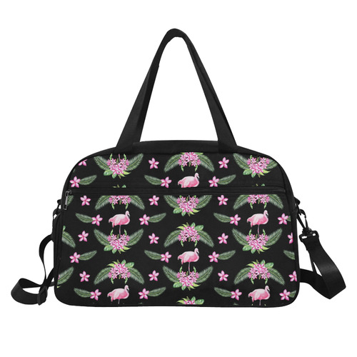 Tropical Flamingo Pattern I Fitness Handbag (Model 1671)