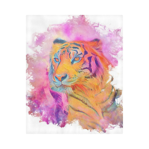 Painterly Animal - Tiger by JamColors Duvet Cover 86"x70" ( All-over-print)