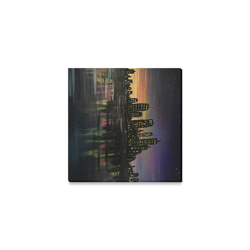 City Lights Canvas Print 4"x4"