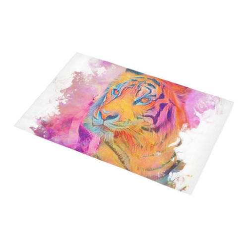 Painterly Animal - Tiger by JamColors Bath Rug 16''x 28''