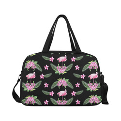 Tropical Flamingo Pattern I Fitness Handbag (Model 1671)