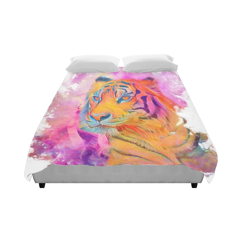 Painterly Animal - Tiger by JamColors Duvet Cover 86"x70" ( All-over-print)
