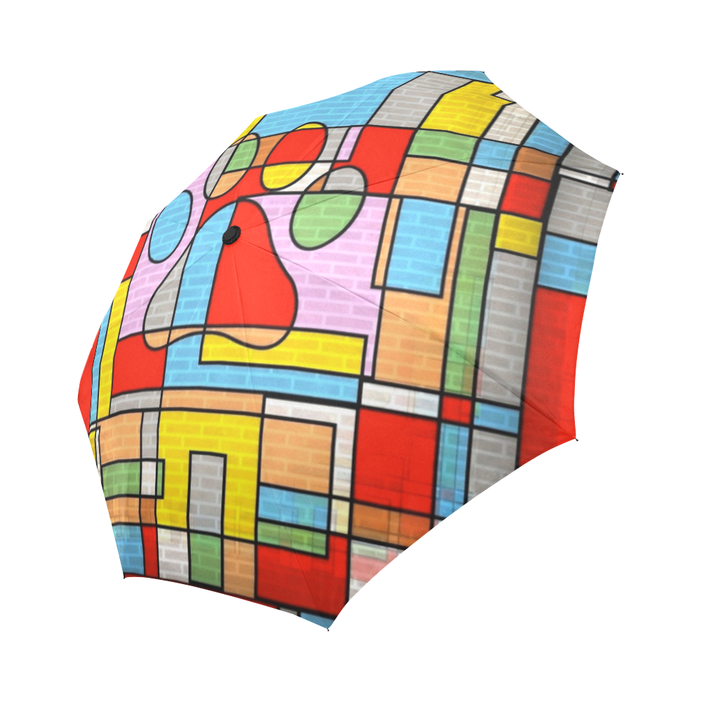Paws Pattern by Popart Lover Auto-Foldable Umbrella (Model U04)