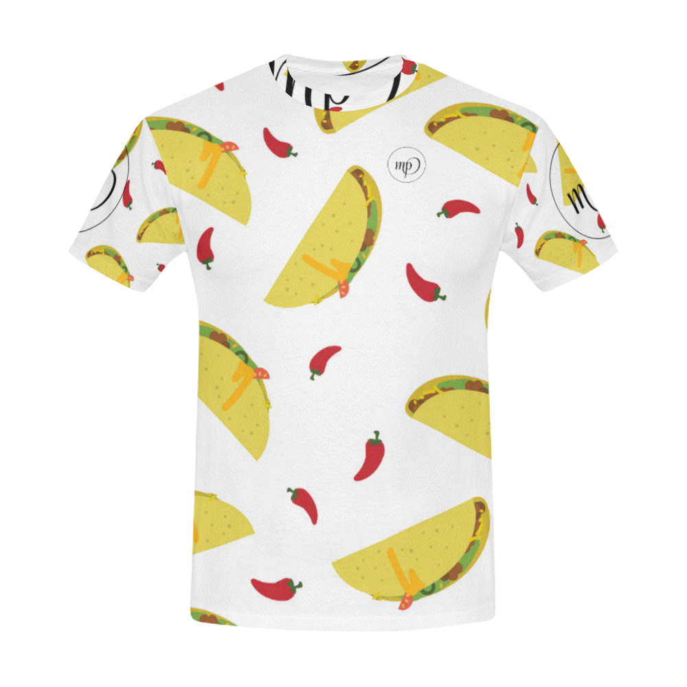 Tacos and Chilli's Men's Shirt All Over Print T-Shirt for Men (USA Size) (Model T40)