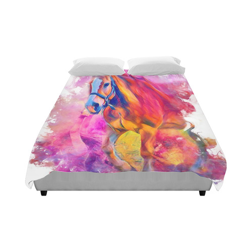 Painterly Animal - Horse by JamColors Duvet Cover 86"x70" ( All-over-print)