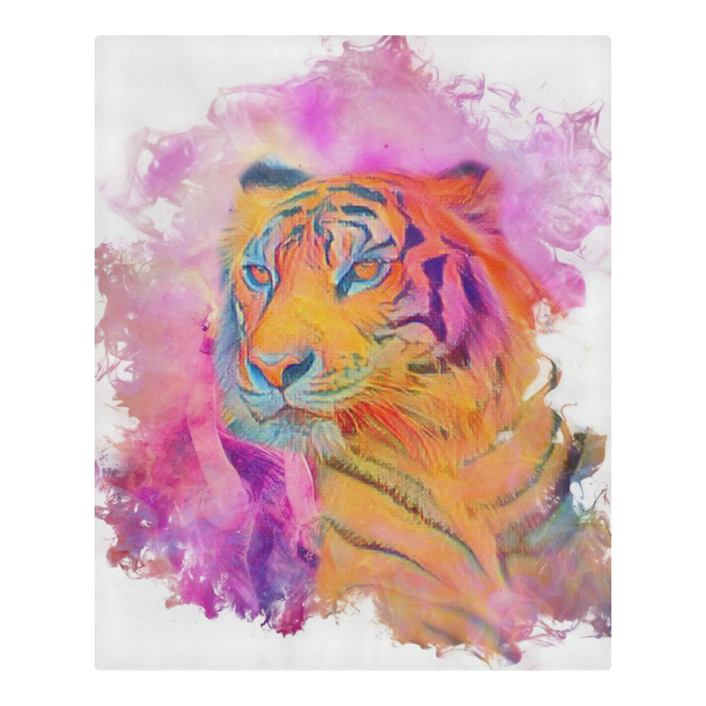 Painterly Animal - Tiger by JamColors 3-Piece Bedding Set