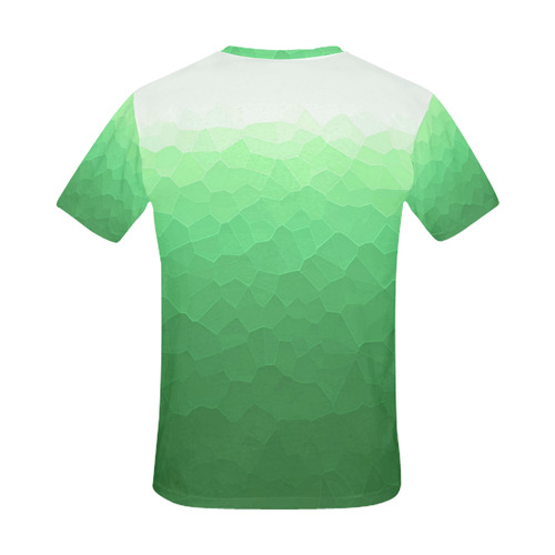 Olive Green Men's Shirt All Over Print T-Shirt for Men (USA Size) (Model T40)