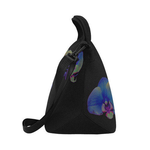 Midnight Orchid Neoprene Lunch Bag/Large (Model 1669)