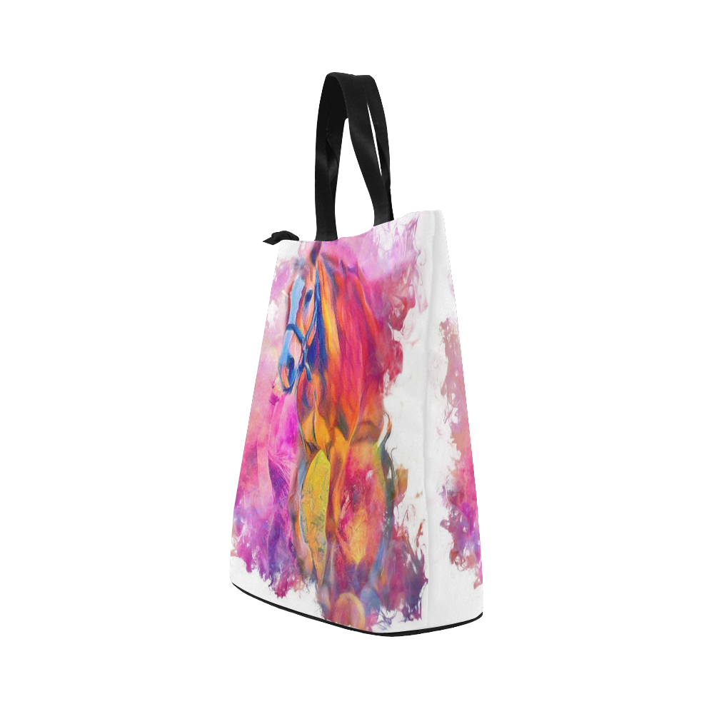 Painterly Animal - Horse by JamColors Nylon Lunch Tote Bag (Model 1670)