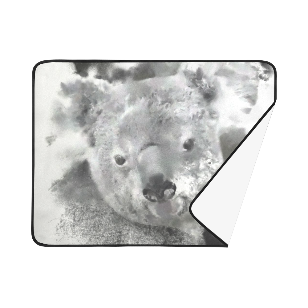 Animals and Art - Koala Bear by JamColors Beach Mat 78"x 60"