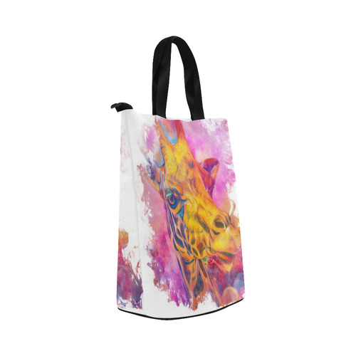 Painterly Animal - Giraffe 1 by JamColors Nylon Lunch Tote Bag (Model 1670)