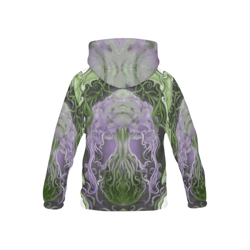Planet Lunara Temperate All Over Print Hoodie for Kid (USA Size) (Model H13)