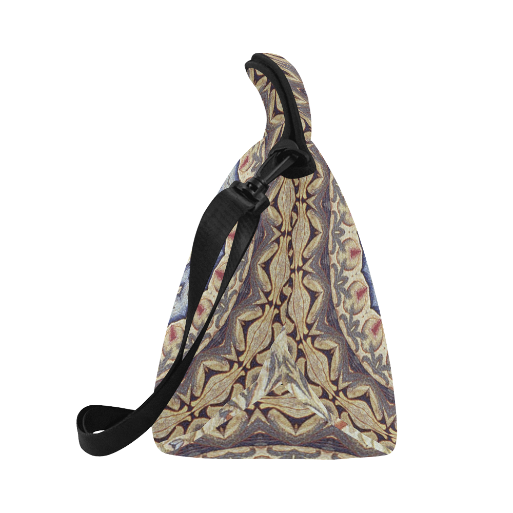 Soft and Warm Mandala Neoprene Lunch Bag/Large (Model 1669)