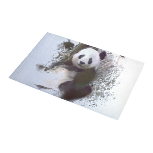 Animals and Art - Panda by JamColors Bath Rug 16''x 28''