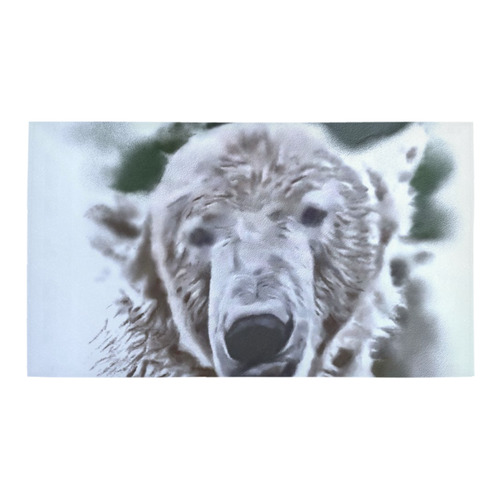 Animals and Art - Polar Bear by JamColors Bath Rug 16''x 28''