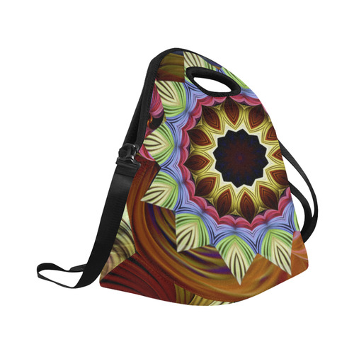 Love Energy Mandala Neoprene Lunch Bag/Large (Model 1669)