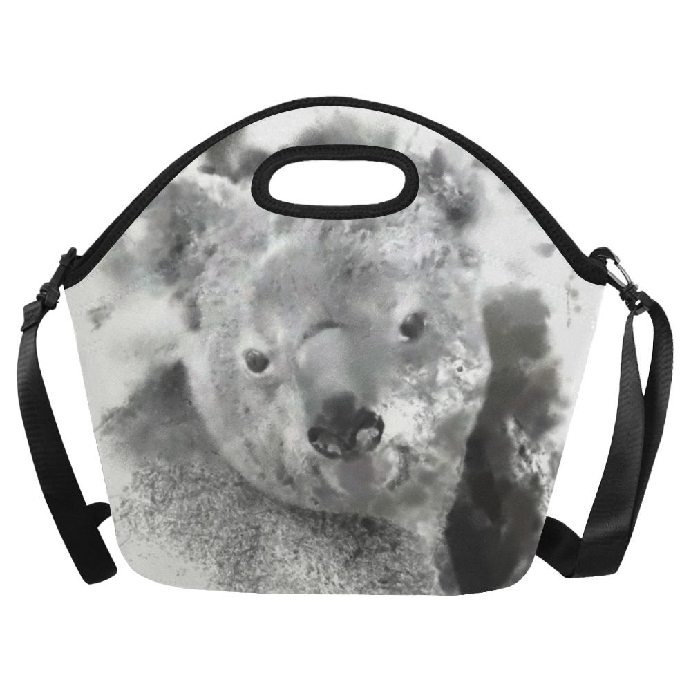 Animals and Art - Koala Bear by JamColors Neoprene Lunch Bag/Large (Model 1669)