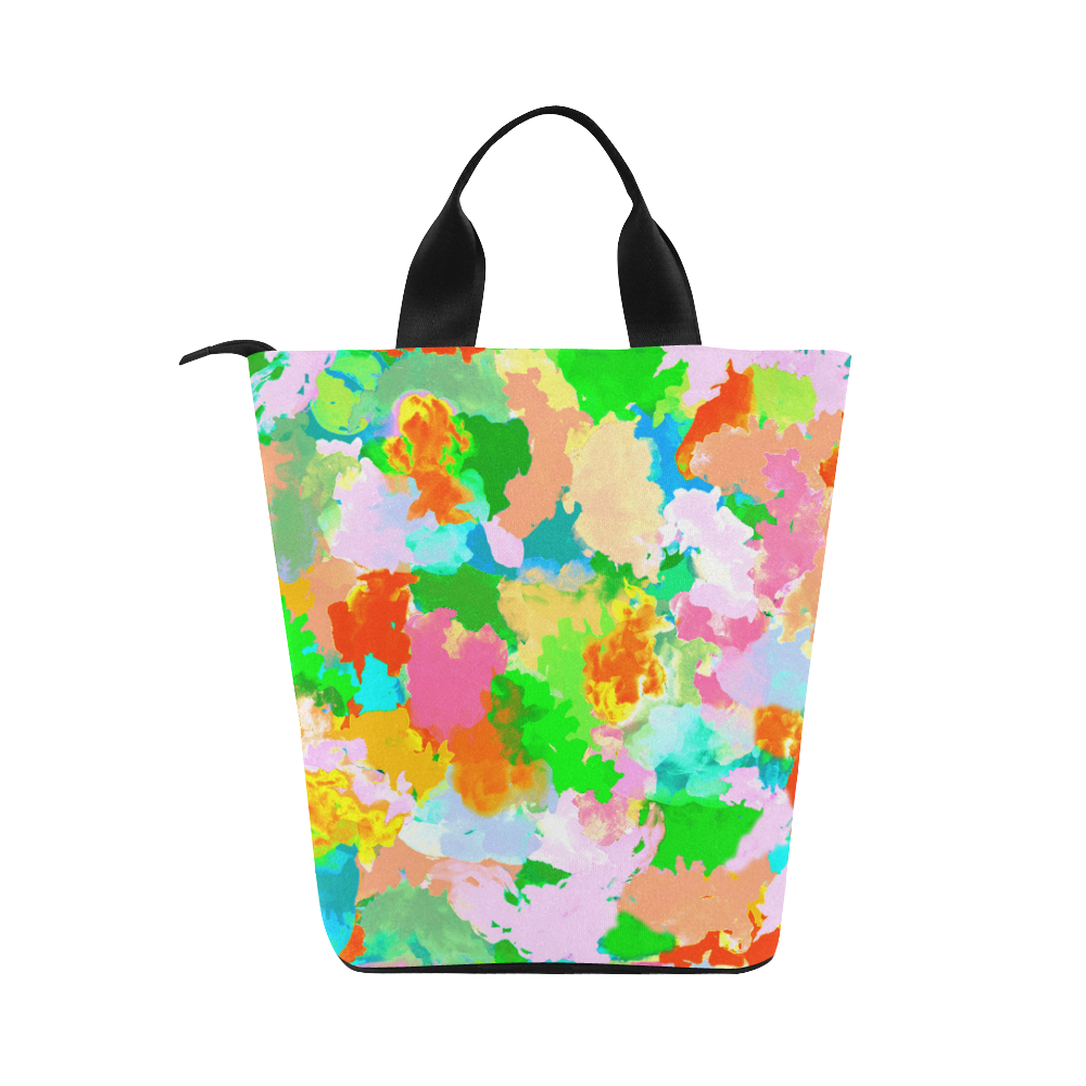 Summer Sun Splash Nylon Lunch Tote Bag (Model 1670)