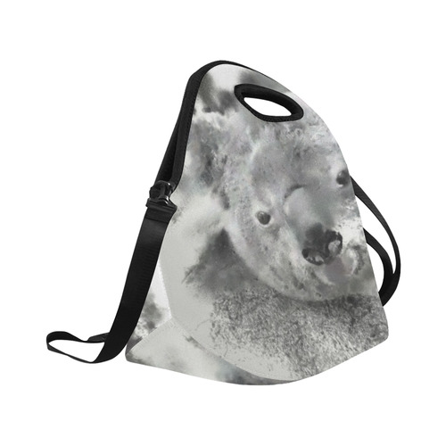 Animals and Art - Koala Bear by JamColors Neoprene Lunch Bag/Large (Model 1669)