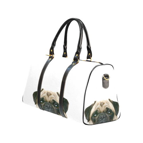 Handbag Pug Dog Lovers by Tell3People New Waterproof Travel Bag/Large (Model 1639)