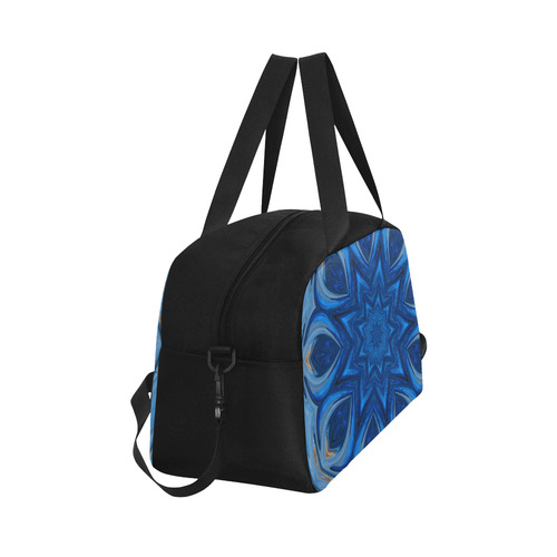 Blue Blossom Mandala Fitness Handbag (Model 1671)