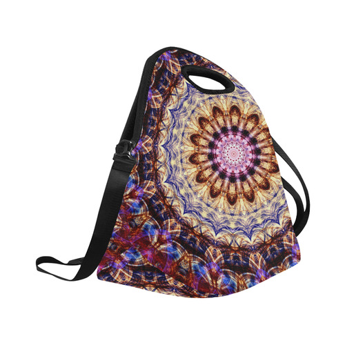 Dreamy Mandala Neoprene Lunch Bag/Large (Model 1669)