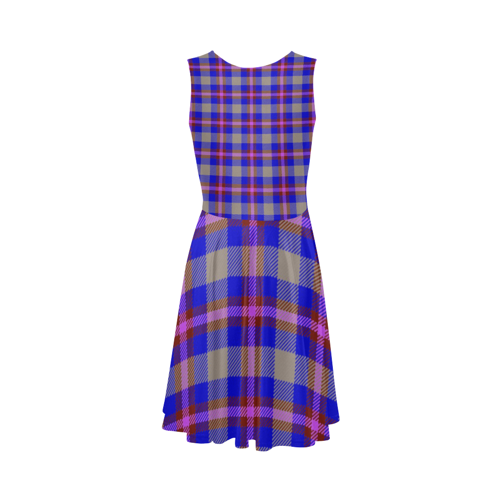 TARTAN 2 Sleeveless Ice Skater Dress (D19)