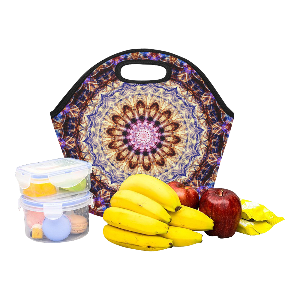 Dreamy Mandala Neoprene Lunch Bag/Small (Model 1669)