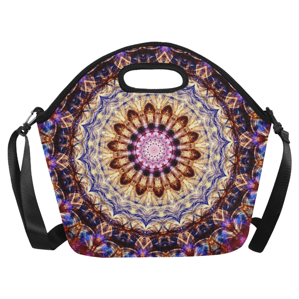 Dreamy Mandala Neoprene Lunch Bag/Large (Model 1669)