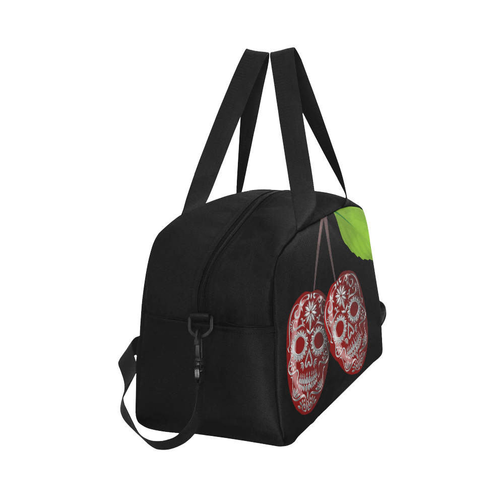 Cherry Sugar Skull Fitness Handbag (Model 1671)