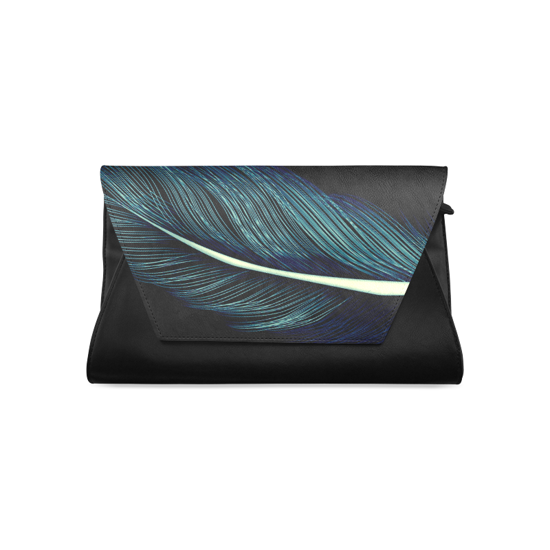 Feather Clutch Bag (Model 1630)